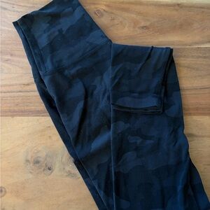 lululemon athletica Black Camo Leggings